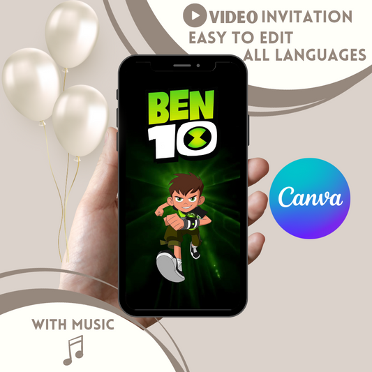 Ben 10 Video Invitation - www.paperless-events.com